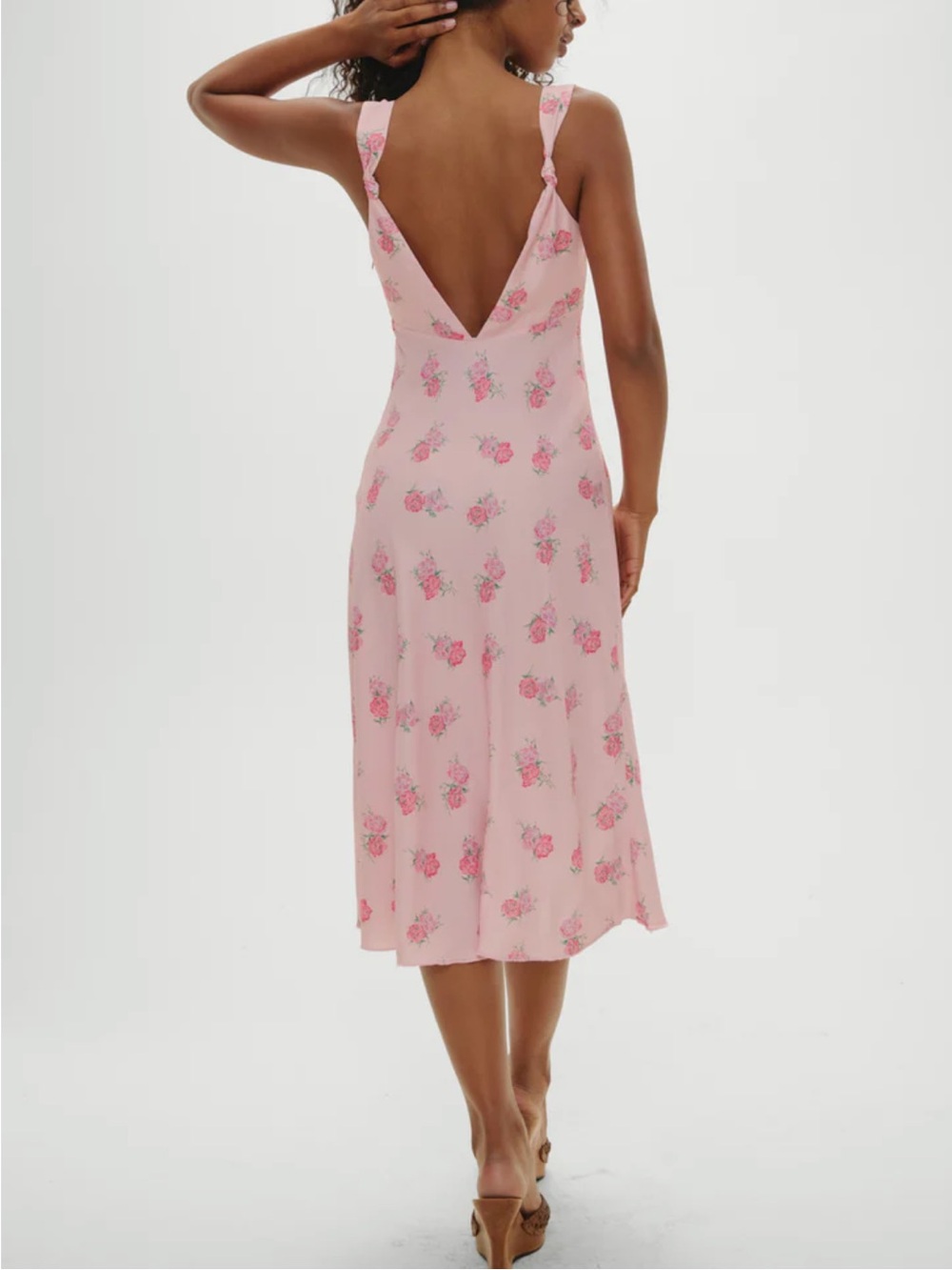 Frankie’s Bikinis Gem Crepe Midi Dress